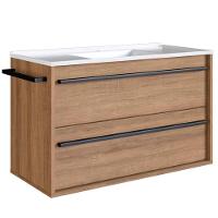 Gabinete De Banheiro Com Lavatorio 80cm Mel Proddy Mel - 1