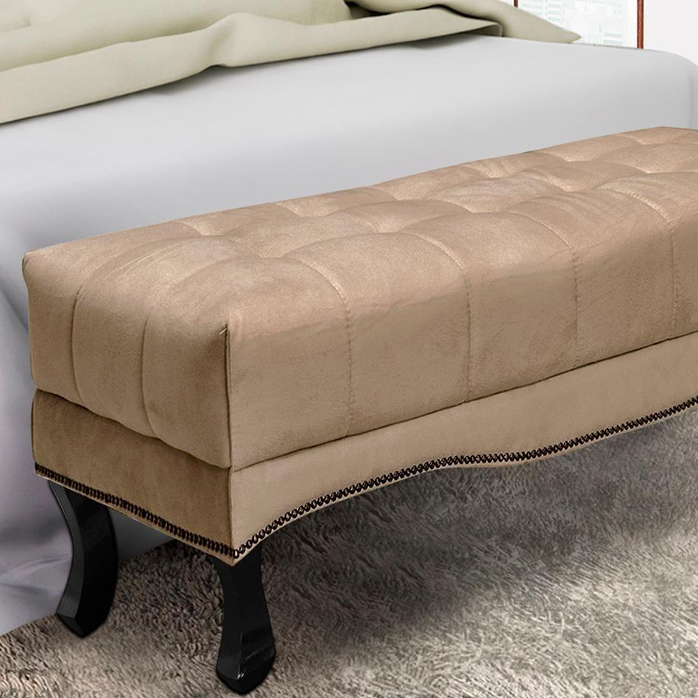 Puff Recamier Retro Vic 140cm Suede 1101 Ezz 1101 - 6