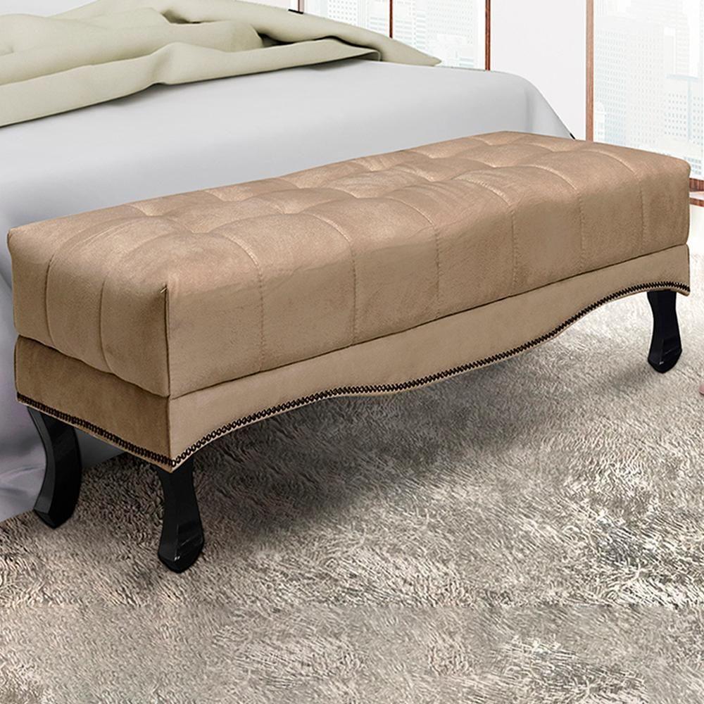 Puff Recamier Retro Vic 160cm Suede 1101 Ezz 1101 - 2