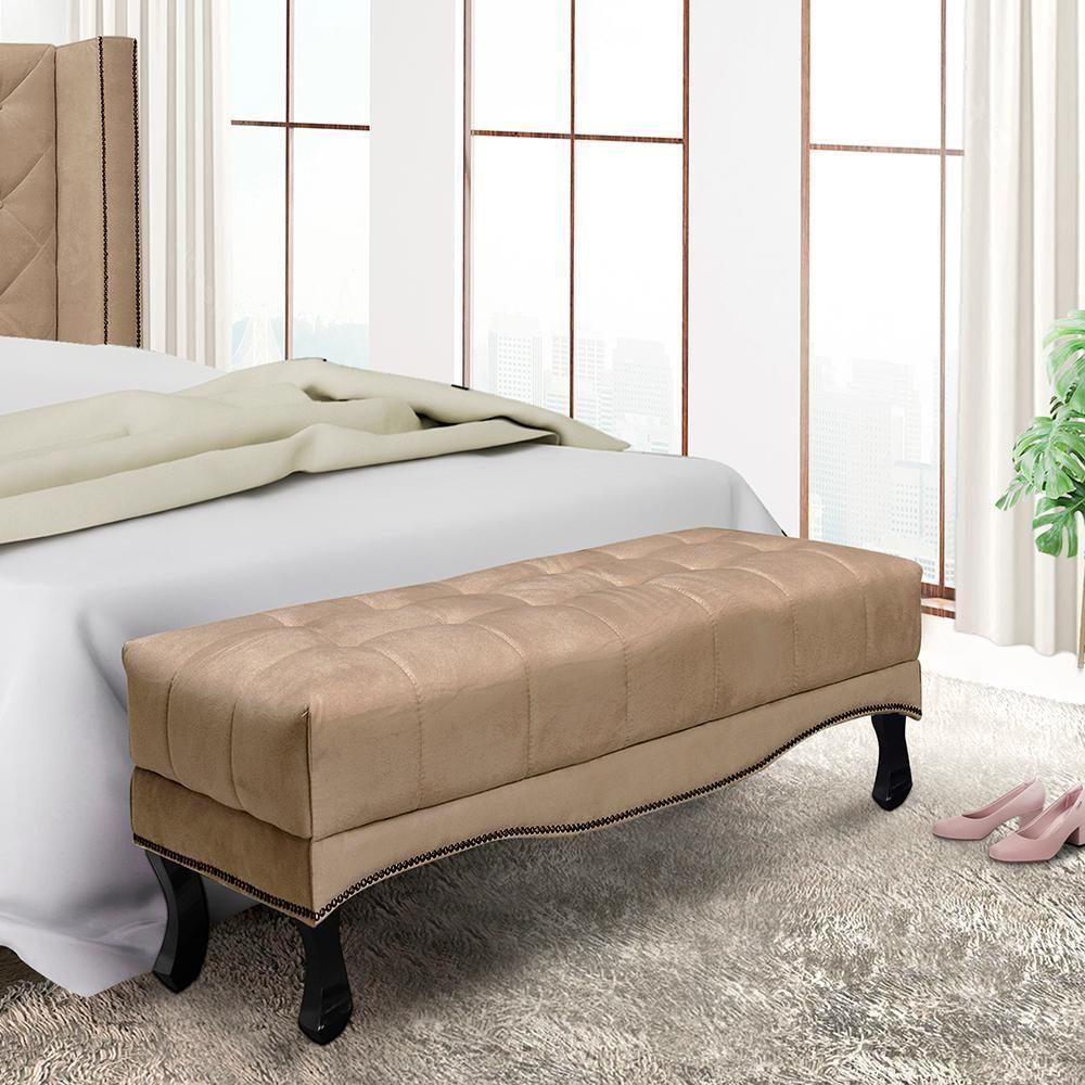 Puff Recamier Retro Vic 160cm Suede 1101 Ezz 1101 - 7