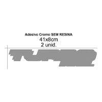 Par Emblema Adesivo Caçamba Ford F250 Turbo Diesel Tdslpp Padrão Preto - 2