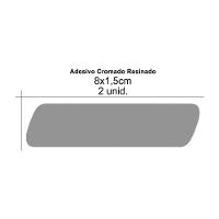 Par Adesivo Emblema Coluna Quiksilver Linha Peugeot Resinado Preto - 3