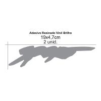 Par Emblema Adesivo Montana Sport E Astra Sport Resinado Vermelho Vermelho - 3