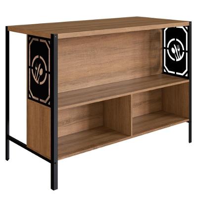 Mesa Bancada Ilha Gourmet 127cm P1034 Mell Pp Milani Store