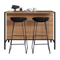 Mesa Bancada Ilha Gourmet 127cm P1034 Mell Pp Milani Store - 6