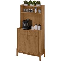 Aparador Cantinho Cafe 50525 2 Portas 81cm Cedro Dcasa Cedro - 6