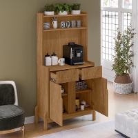 Aparador Cantinho Cafe 50525 2 Portas 81cm Cedro Dcasa Cedro - 8