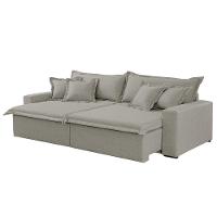 Sofá Montreal Veludo 2 Módulos De 100m B25cm Meu Sofá Online B026 Veludo Prata - 2