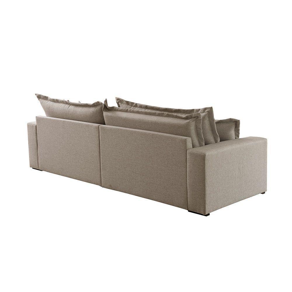 Sofá Montreal Veludo 2 Módulos De 100m B25cm Meu Sofá Online B002 Veludo Capuccino - 5