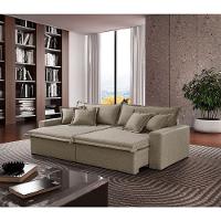 Sofá Montreal Veludo 2 Módulos De 100m B25cm Meu Sofá Online B002 Veludo Capuccino - 1