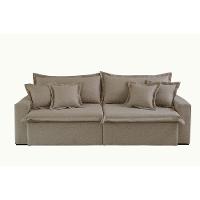 Sofá Montreal Veludo 2 Módulos De 100m B25cm Meu Sofá Online B002 Veludo Capuccino - 6