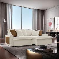 Sofá Dallas Linho Dois Módulos De 90cm B15 Meu Sofá Online A302 Linho Branco - 1