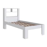 Cama Solteiro Com Cabeceira Funcional 111x214cm Branco Proddy - 1