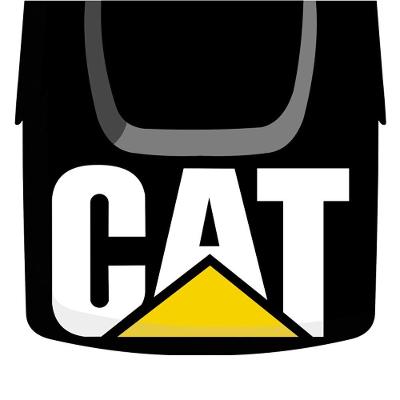 Adesivo Do Capô Caterpillar 416e Para Tratores Preto