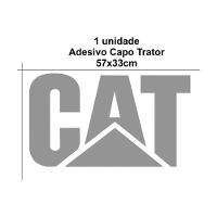 Adesivo Do Capô Caterpillar 416e Para Tratores Preto - 2