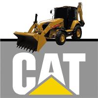 Adesivo Do Capô Caterpillar 416e Para Tratores Preto - 3