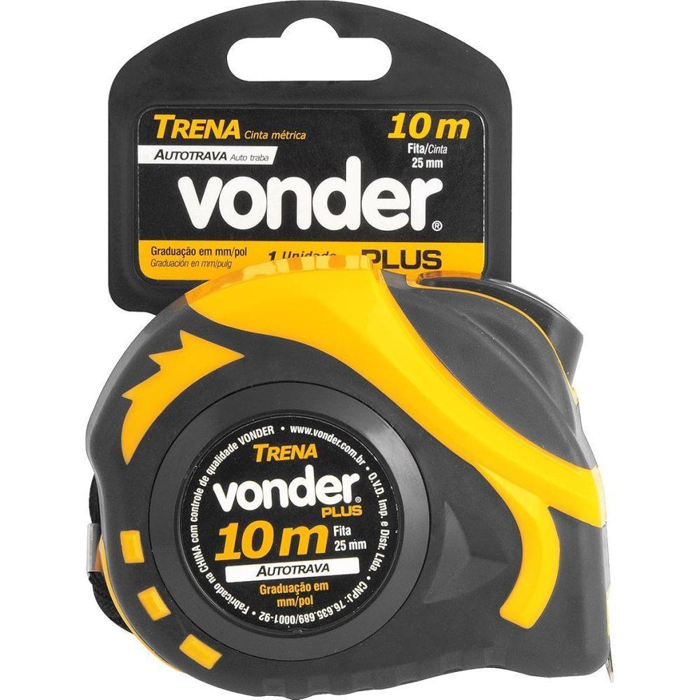 Vonder Plus Trena Curta De Aço Autotrava 10 M X 25 Mm - 4