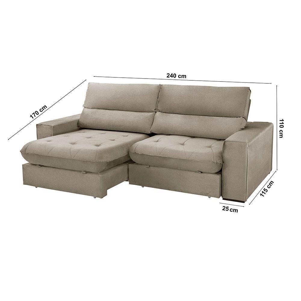 Sofá Aspem Veludo 02 Módulos De 120cm B25cm Meu Sofá Online B002 Veludo Capuccino - 2