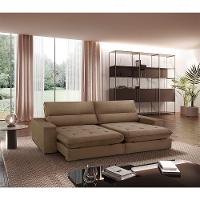 Sofá Aspem Veludo 02 Módulos De 120cm B25cm Meu Sofá Online B016 Veludo Marrom - 1