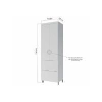 Módulo Cozinha Nesher Marquesa Paneleiro c/ 2 Portas e 2 Gavetas 70cm Branca - Nesher - 3