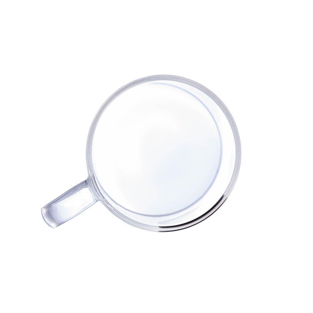 Conjunto Com 06 Canecas Black Heart 125ml Em Vidro Borossilicato 5203 - Lyor - 2