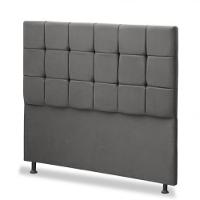 Cabeceira Js Móveis Sleep Para Cama Box 0,90m Chumbo - 1