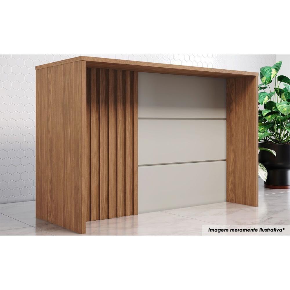 Balcão de Cozinha Modulado Gourmet Requinte Nature/Areia - Henn - 1