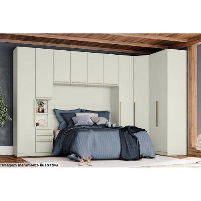 Guarda Roupa Solteiro Modulado MC08 Seletto 2 Portas Bater Areia Henn