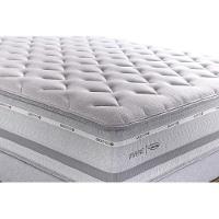 Conjunto Box Queen: Colchão Molas Herval Maxspring Petra C1662 + Base CRC Suede Gray (158x198x33) - 3