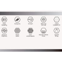 Conjunto Box Queen: Colchão Molas Herval Maxspring Petra C1662 + Base CRC Suede Gray (158x198x33) - 5