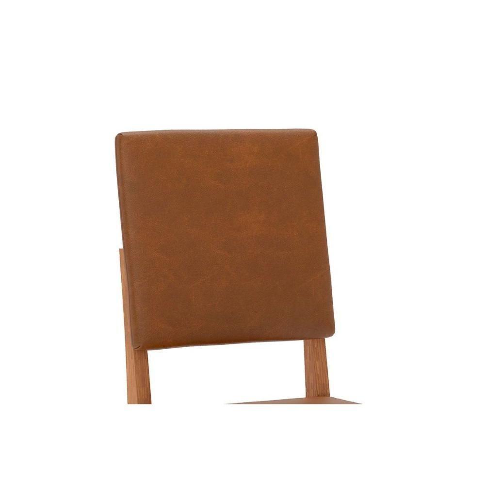 Cadeira Sala de Jantar Milla Plus Kit 6 Un Nature/Courano/Caramelo - Henn - 5