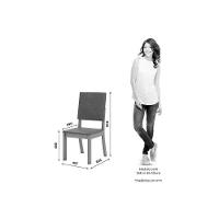 Cadeira Sala de Jantar Milla Plus Kit 6 Un Nature/Courano/Caramelo - Henn