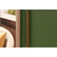 Guarda Roupa Casal 2 Portas de Correr (1 c/ Espelho) e 2 Gavetas Briz B353 Nature/Off White - Henn - 8