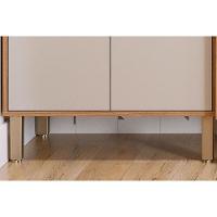 Cozinha Completa Esplêndida 4 Peças (2Aéreos+1Balcão+1TorreQuente) C4P182 Freijo/Off White - MGM - 5