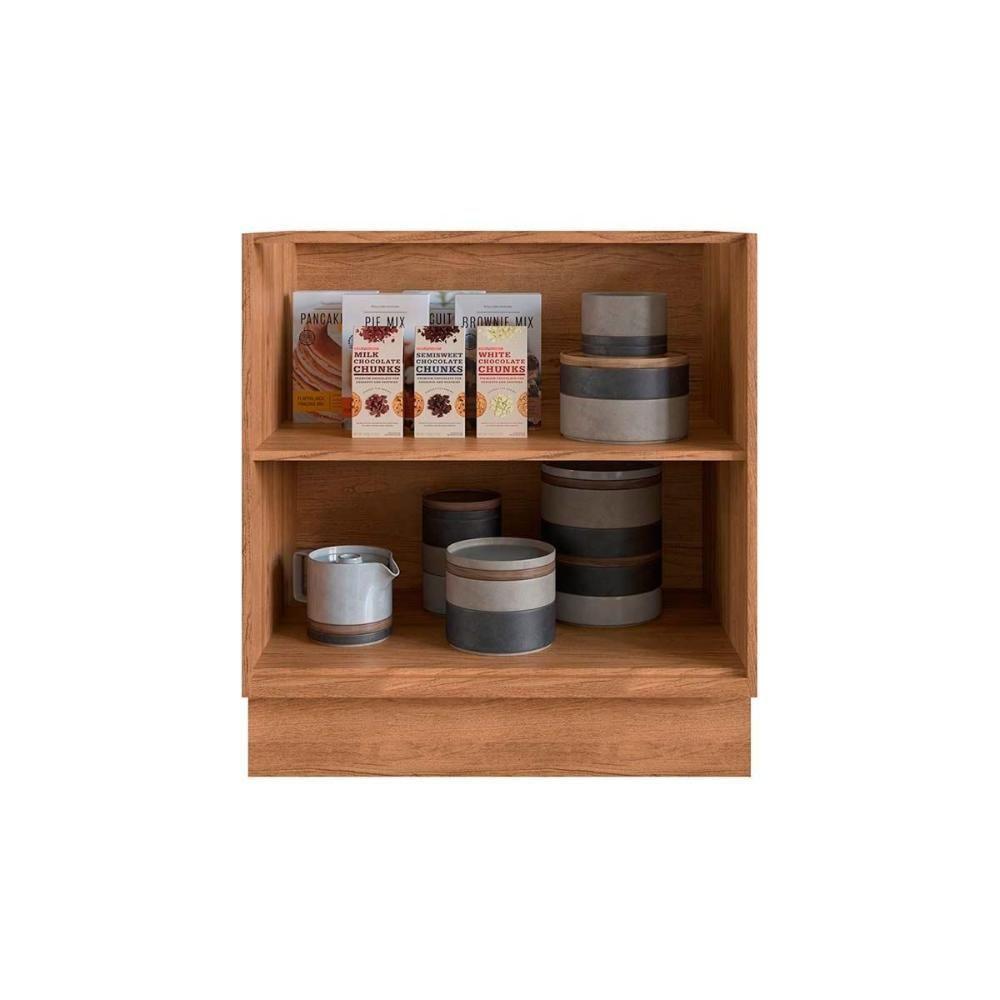 Cozinha Completa Versalis 6 Peças (2 Aéreos + 1 Nicho + 2 Balcões + 1 Complemento) C6P196 Freijo/Cinza Argila - Herval - 5