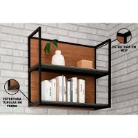 Cozinha Completa Versalis 6 Peças (2 Aéreos + 1 Nicho + 2 Balcões + 1 Complemento) C6P196 Freijo/Cinza Argila - Herval - 3