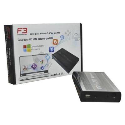 Gaveta Externa Usb 2 0 Hd 3 5 F3 Preto Jc Cs3 5