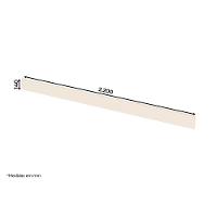 Multiuso de Cozinha Painel de Edição p/ Fechamento Rodapé Connect 220x14x105cm Duna - Henn - 3