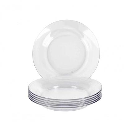 Kit 12 Prato Fundo Astral Vidro Resistente Duralex - Nadir