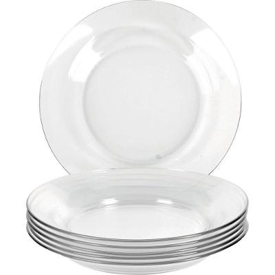 Kit 4 Pratos Fundo Astral Vidro Resistente Duralex - Nadir