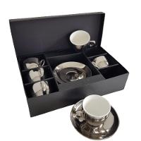 Conjunto Xícaras Com Pires Cafezinho 80ml 12 Peças - 3