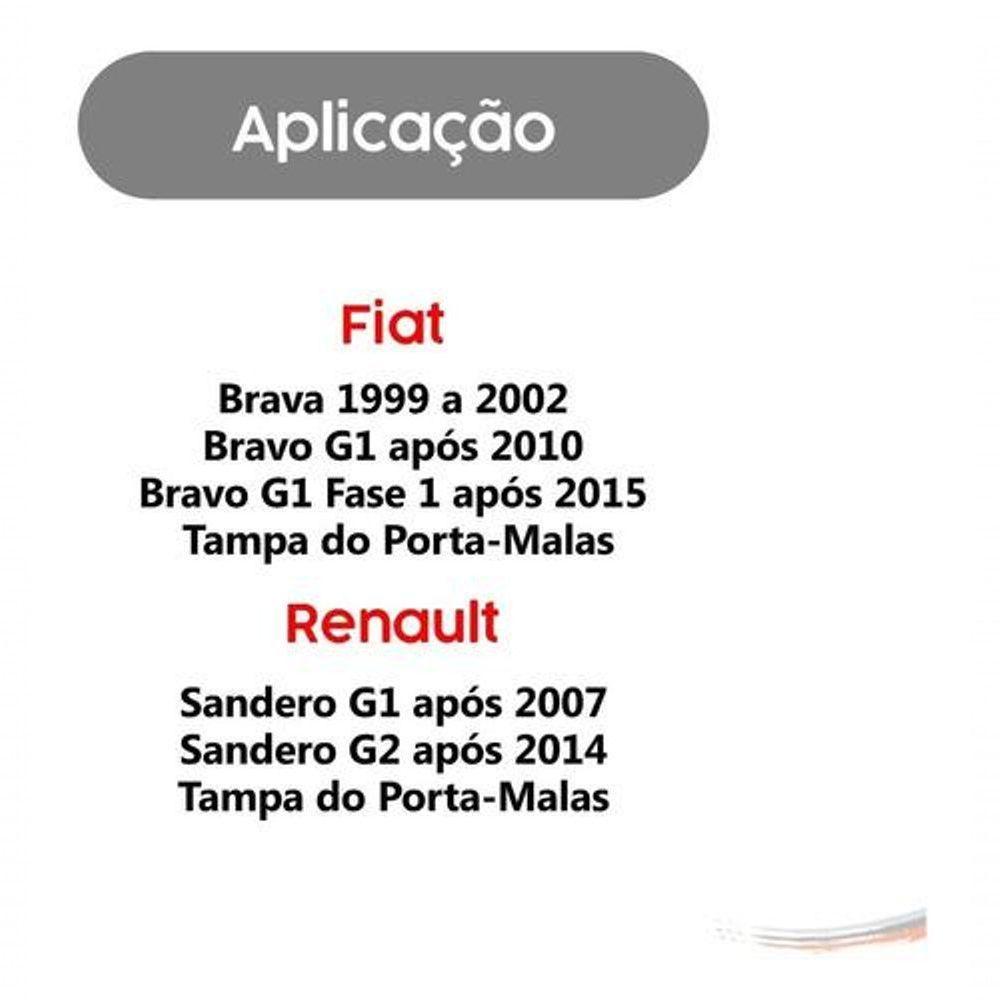 Amortecedor Mola Gás Tampa Porta-malas Brava 99 A 02 52 Cm [f103] - 4