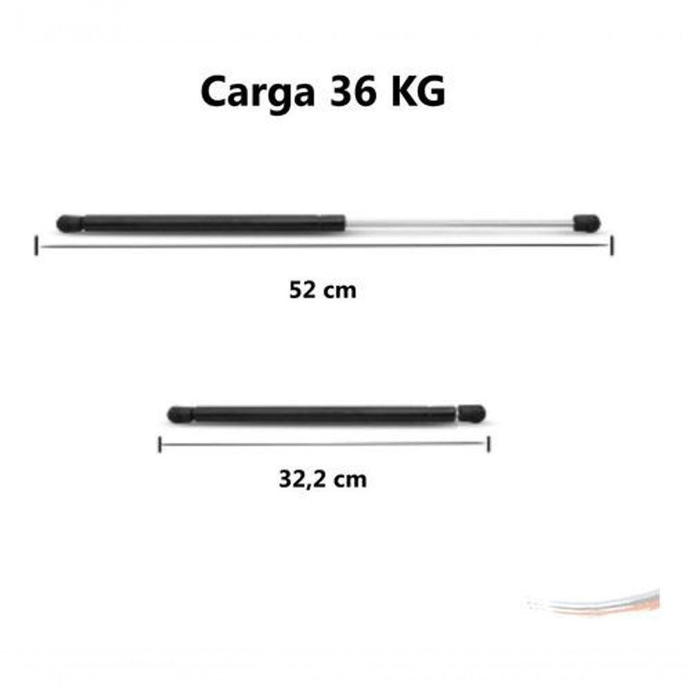 Amortecedor Mola Gás Tampa Porta-malas Brava 99 A 02 52 Cm [f103] - 5