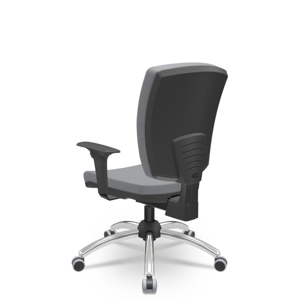 Cadeira Altrix Espaldar Alto Vinil Cinza - 2