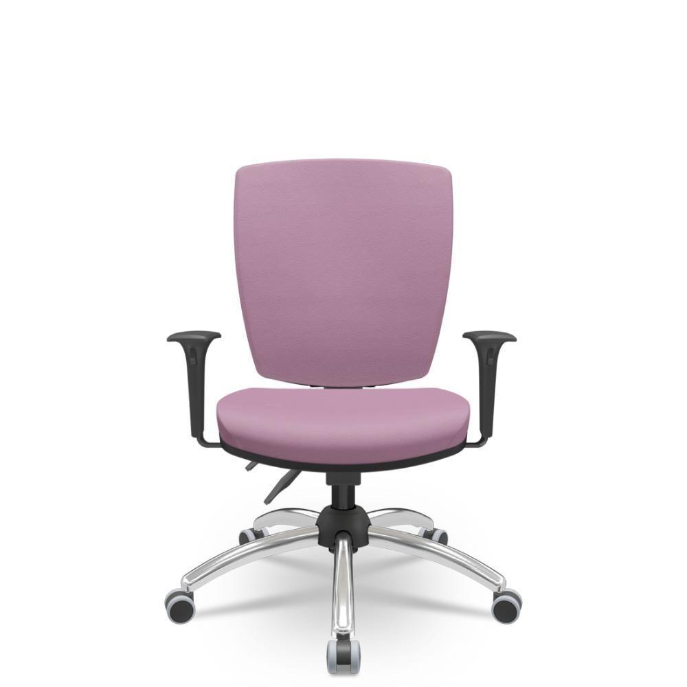 Cadeira Altrix Espaldar Alto Vinil Lilás - 1