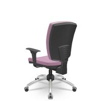 Cadeira Altrix Espaldar Alto Vinil Lilás - 2