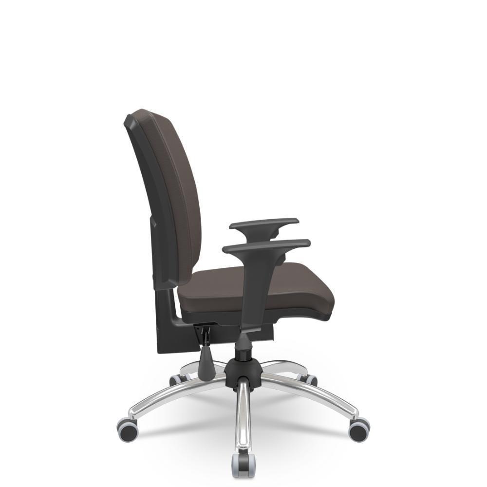 Cadeira Altrix Espaldar Alto Vinil Café - 3