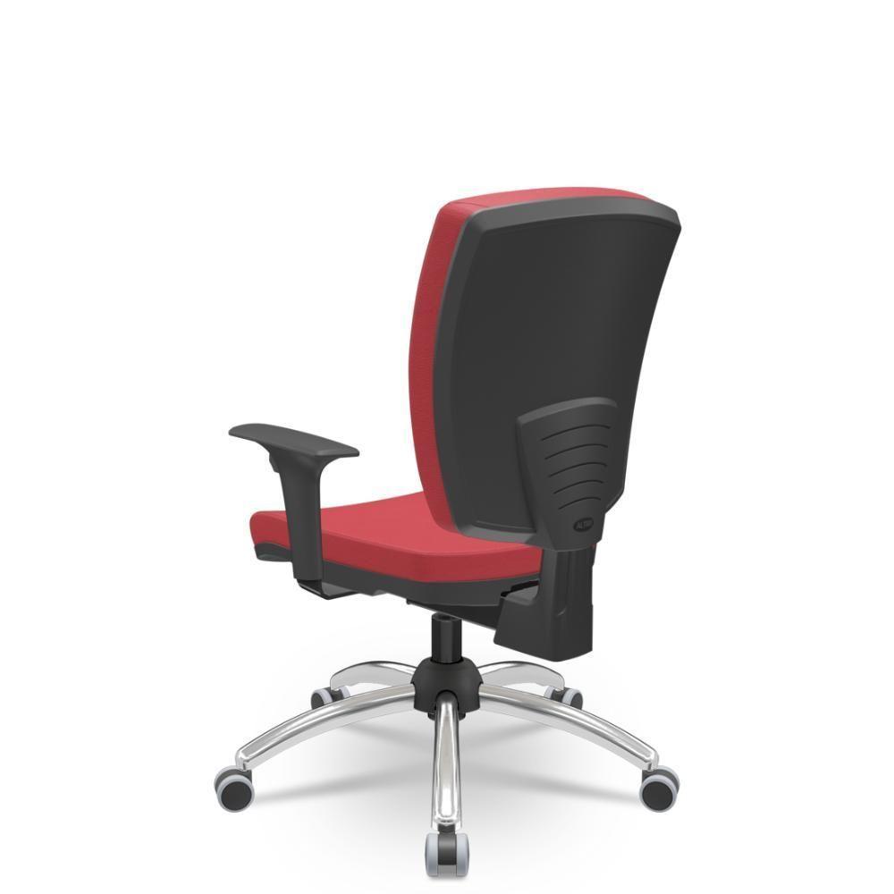 Cadeira Altrix Espaldar Alto Vinil Vermelho - 2