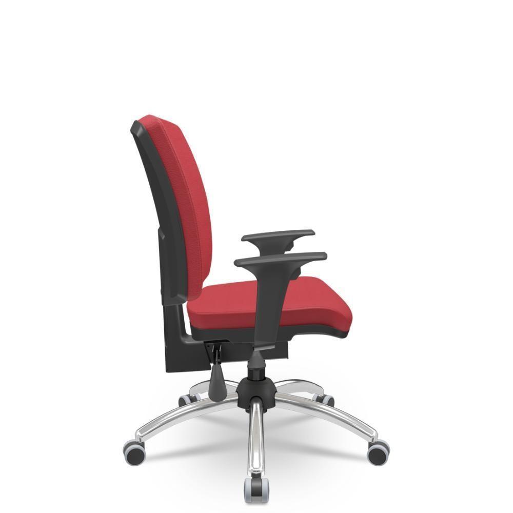 Cadeira Altrix Espaldar Alto Vinil Vermelho - 3