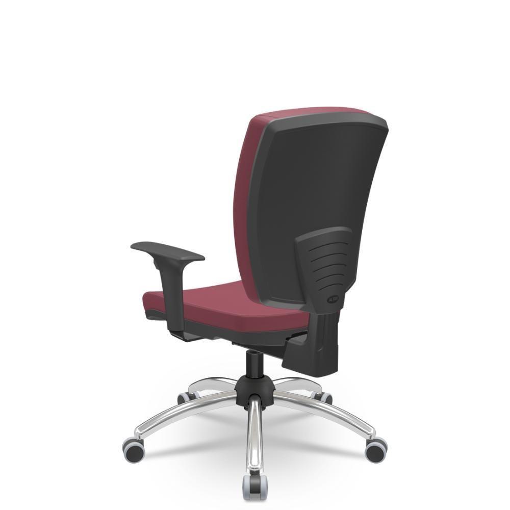 Cadeira Altrix Espaldar Alto Vinil Vinho - 2
